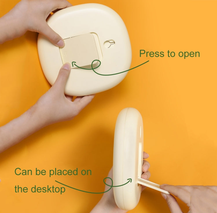 Desktop Wall-mounted Dual-purpose Decorative Silent Bubble Clock(Yellow) - Alarm Clocks by PMc TechLife | Online Shopping South Africa | PMc TechLife | Buy Now Pay Later Mobicred