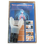 Breathing Exerciser Trainer Adjusts Resistance Lung Capacity Strengthener(White)