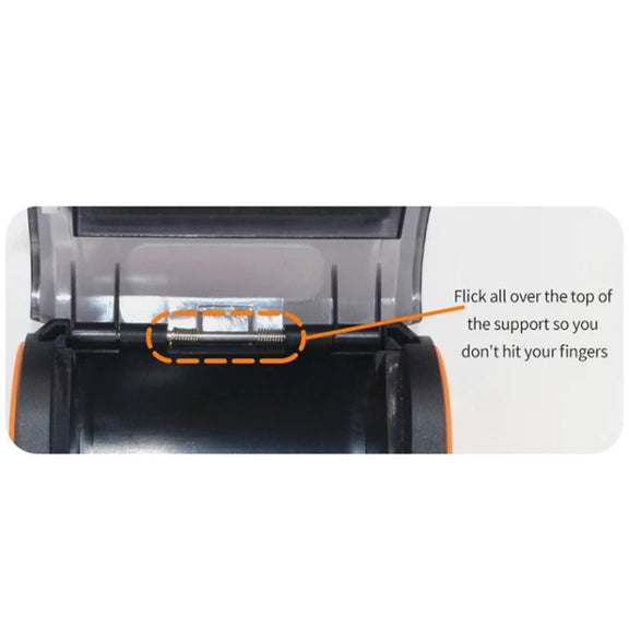 58mm Portable Logistics Takeaway Receipt Bluetooth Thermal Printer(US Plug)