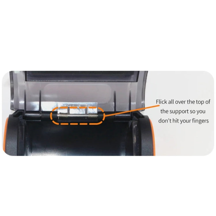 58mm Portable Logistics Takeaway Receipt Bluetooth Thermal Printer(US Plug)