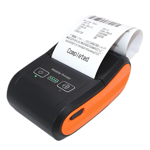 58mm Portable Logistics Takeaway Receipt Bluetooth Thermal Printer(US Plug)