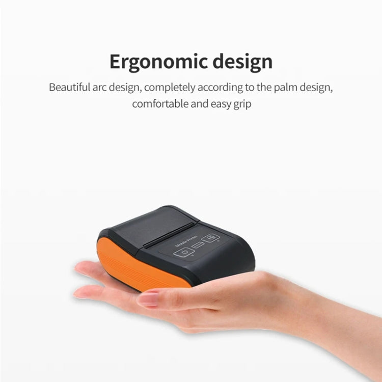 58mm Portable Logistics Takeaway Receipt Bluetooth Thermal Printer(UK Plug) - Printer by PMC TechLife | Online Shopping South Africa | PMC TechLife | Buy Now Pay Later Mobicred