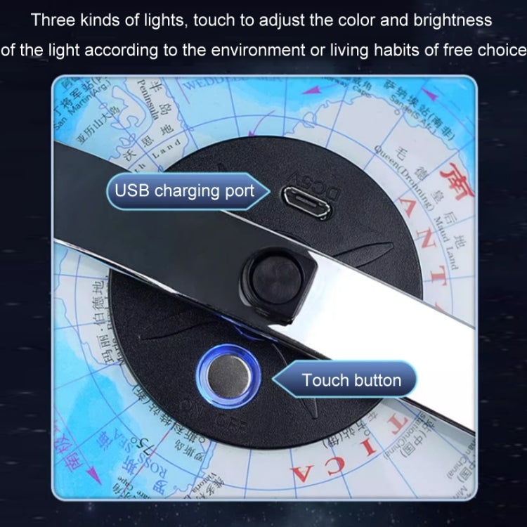 High Definition Teaching 3D Intelligent Suspended Globe(30cm Charging Model with Light) - Teaching Resources by PMc TechLife | Online Shopping South Africa | PMc TechLife | Buy Now Pay Later Mobicred