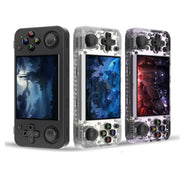 ANBERNIC RG35XX H Handheld Game Console 3.5 Inch IPS Screen Linux System 64GB+128GB(Black)
