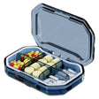 Portable Mini Compartmentalized Sealed Pill Box Weekly Morning And Evening Pill Capsule Dispensing Box, Style: 6 Grids Blue - free shipping - PMc TechLife - Order now!