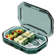 Portable Mini Compartmentalized Sealed Pill Box Weekly Morning And Evening Pill Capsule Dispensing Box, Style: 6 Grids Green - free shipping - PMc TechLife - Order now!