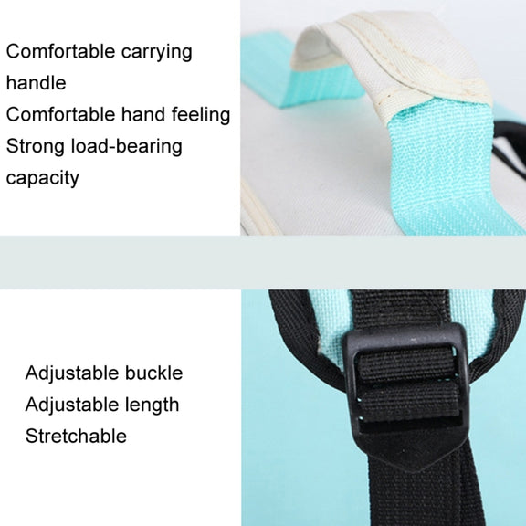Breathable Square Cat Backpack Foldable Outdoor Portable Pet Bag(Model 4 Pink)