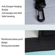 Breathable Square Cat Backpack Foldable Outdoor Portable Pet Bag(Model 4 Blue)