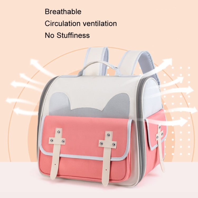 Outdoor Cat Backpack Large Capacity Breathable Pet Bag(Model 7 Green) - free shipping - PMC TechLife - Order now!