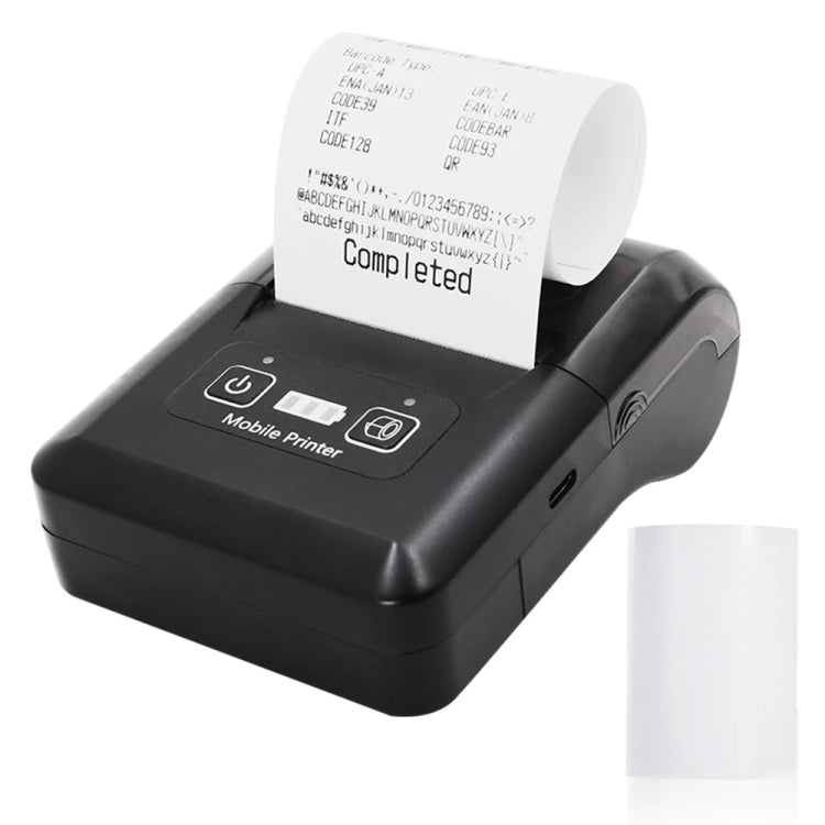 58mm Portable USB Charging Home Phone Bluetooth Thermal Printer(UK Plug) - Printer by PMC TechLife | Online Shopping South Africa | PMC TechLife | Buy Now Pay Later Mobicred
