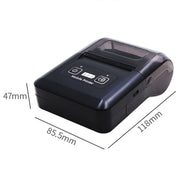 58mm Portable USB Charging Home Phone Bluetooth Thermal Printer(EU Plug)