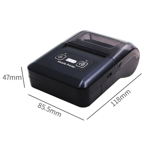 58mm Portable USB Charging Home Phone Bluetooth Thermal Printer(UK Plug)