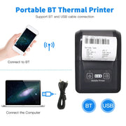 58mm Portable USB Charging Home Phone Bluetooth Thermal Printer(UK Plug)