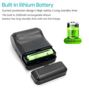 58mm Portable USB Charging Home Phone Bluetooth Thermal Printer(UK Plug)