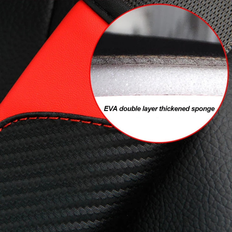 Car Seat Belt Cover Carbon Fiber Leather Auto Seat Shoulder Protection, Style: Crown Black - free shipping - PMC TechLife - Order now!