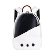 PU Pet Bag Cats And Dogs Outing Carrying Capsule Double Shoulder Backpacks(Model 1 Beige) - Pet Bags by PMC TechLife | Online Shopping South Africa | PMC TechLife | Buy Now Pay Later Mobicred