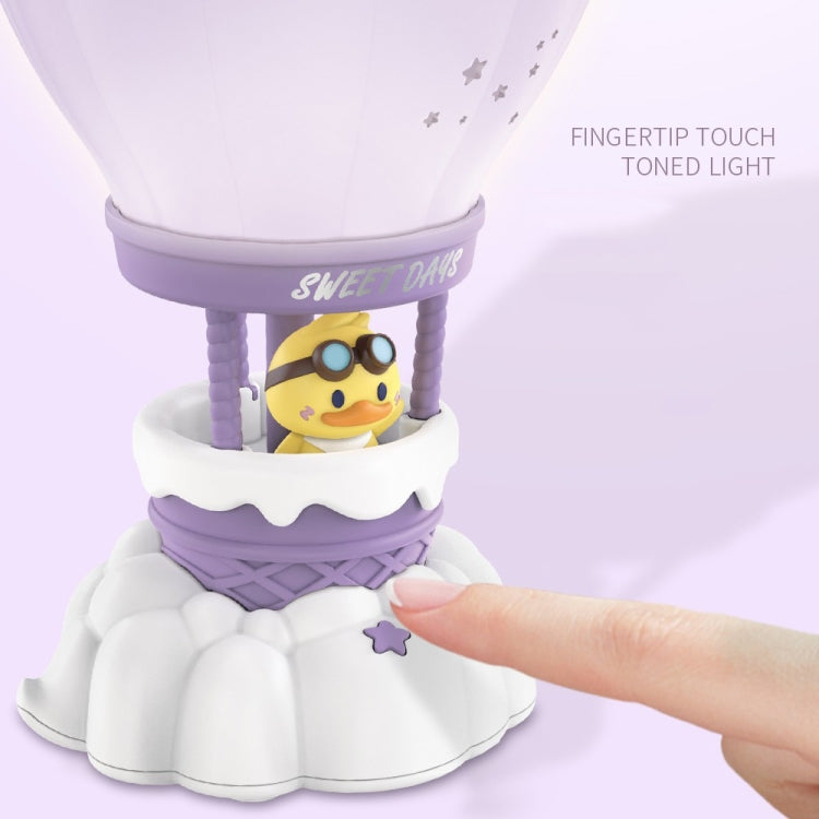 Cartoon Balloon Shape USB Charging Eye Protection LED Night Light Bedroom Reading Table Lamp, Color: Purple - Bedside Light by PMC TechLife | Online Shopping South Africa | PMC TechLife | Buy Now Pay Later Mobicred