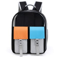 Pets Colorful Double Shoulder Bag Cats And Dogs Outing Carrying Capsule Backpacks(Model 6 Black) - Pet Bags by PMC TechLife | Online Shopping South Africa | PMC TechLife | Buy Now Pay Later Mobicred