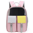 Pets Colorful Double Shoulder Bag Cats And Dogs Outing Carrying Capsule Backpacks(Model 6 Pink) - Pet Bags by PMC TechLife | Online Shopping South Africa | PMC TechLife | Buy Now Pay Later Mobicred