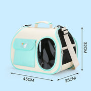 Crossbody Pet Bag Cast And Dogs Outdoor Carrying Portable Single Shoulder Bag(Yellow)