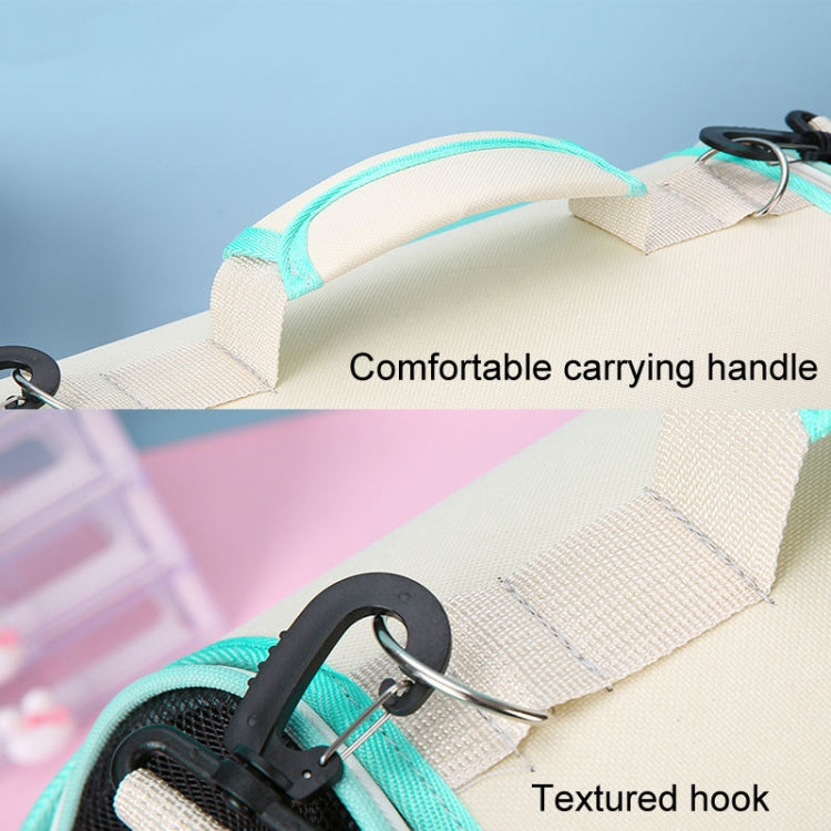 Crossbody Pet Bag Cast And Dogs Outdoor Carrying Portable Single Shoulder Bag(Green)
