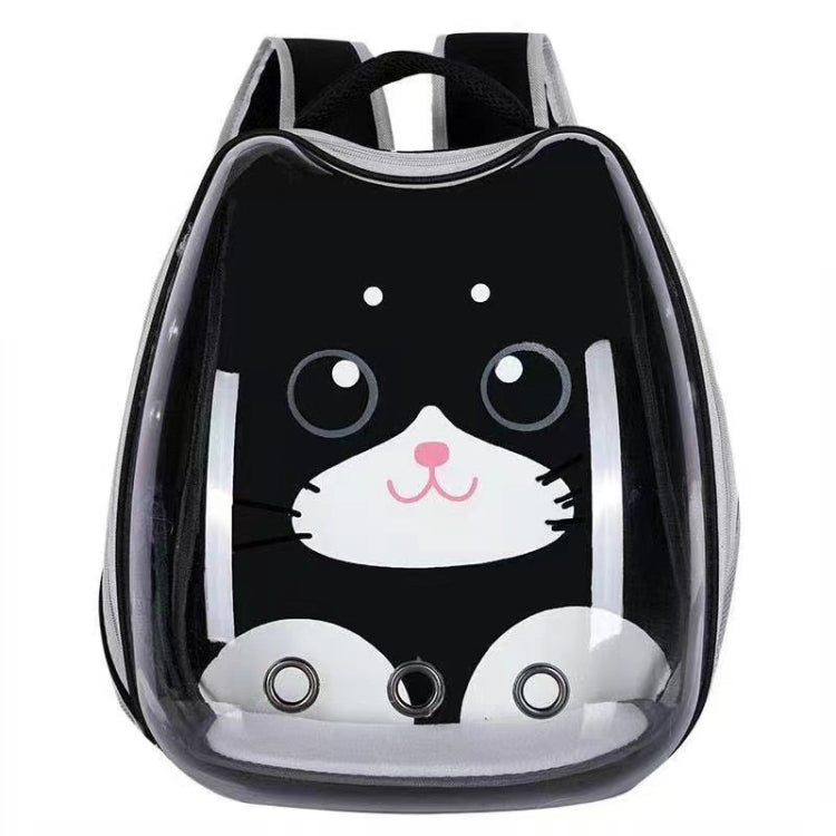 Cartoon Pattern Cat Transparent Pet Bag Space Capsule Portable Pet Backpack, Color: Black - Pet Storages & Bags by PMC TechLife | Online Shopping South Africa | PMC TechLife | Buy Now Pay Later Mobicred