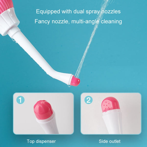 500ml Portable Feminine Washing Instrument Handheld Sanitary Wash Bottle For Pregnant Women, Model: Without Valve Green