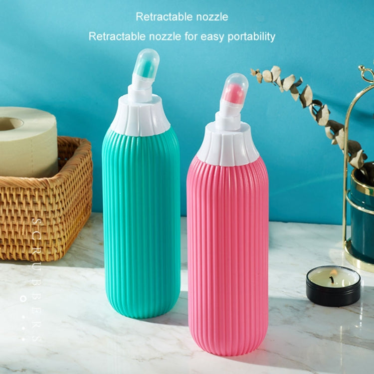 500ml Portable Feminine Washing Instrument Handheld Sanitary Wash Bottle For Pregnant Women, Model: Without Valve Green