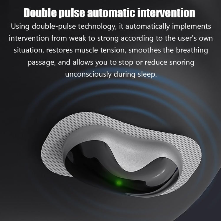 QC1003 TENS+EMA Mini Smart Magnetic Charging Anti-snoring Device(Grey) - free shipping - PMC TechLife - Order now!