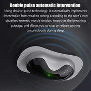 QC1003 TENS+EMA Mini Smart Magnetic Charging Anti-snoring Device(Grey)