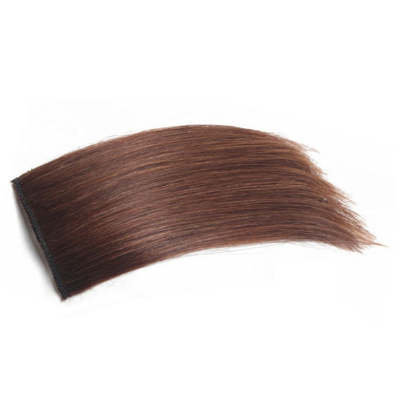 Invisible Pad Hair Roots Both Sides Puffy Wig Piece Faux Hair Extension Pad Hair Piece, Color: 30cm Light Brown