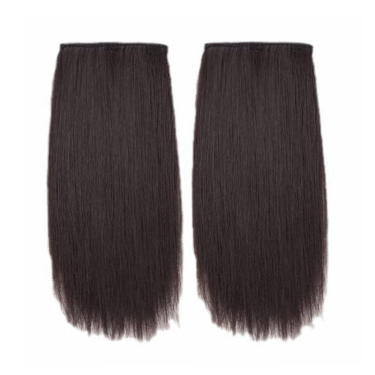 Invisible Pad Hair Roots Both Sides Puffy Wig Piece Faux Hair Extension Pad Hair Piece, Color: 30cm Dark Brown - free shipping - PMC TechLife - Order now!