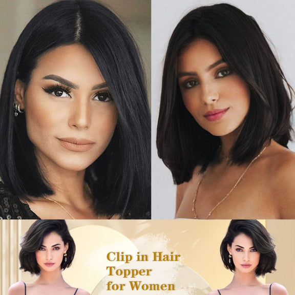 Invisible Pad Hair Roots Both Sides Puffy Wig Piece Faux Hair Extension Pad Hair Piece, Color: 30cm Light Brown
