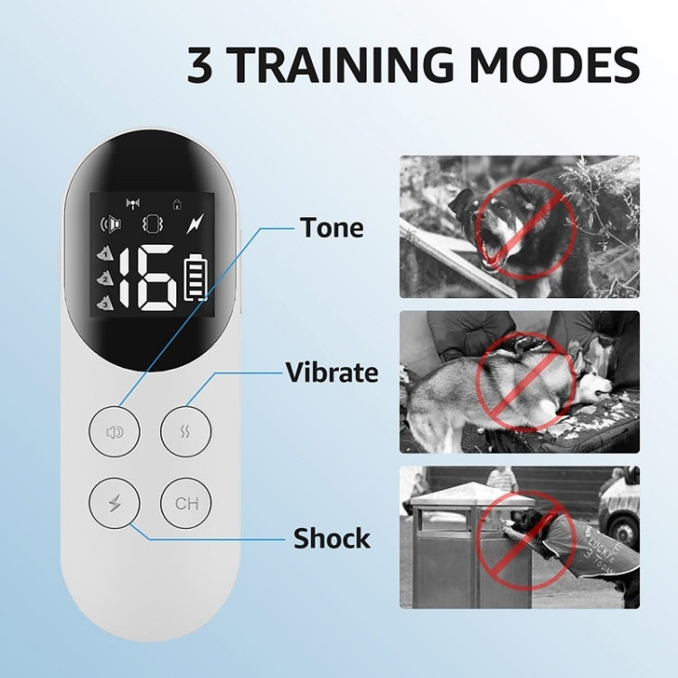 Pet Dog Training Anti-barking Collar Smart Remote Control(Random Color Delivery) - Training Aids by PMC TechLife | Online Shopping South Africa | PMC TechLife | Buy Now Pay Later Mobicred