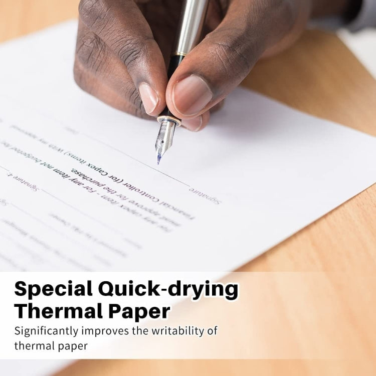 Phomemo 3rolls /Box 110mm Writing Quick-Drying Thermal Paper 10-Year Long-Lasting For M832 / M833 / M834 / M835 Printer - Printer Accessories by PMC TechLife | Online Shopping South Africa | PMC TechLife | Buy Now Pay Later Mobicred