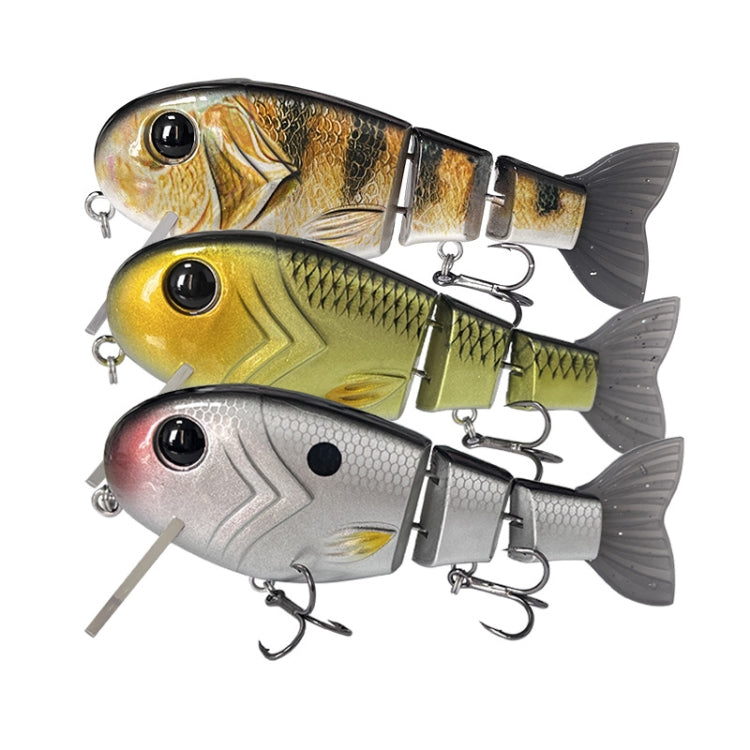With Tongue Plate 3 Section Bionic Fish Lua Sea Fishing Freshwater Universal Floating Fake Bait(LK088-02) - Fishing Lures by PMC TechLife | Online Shopping South Africa | PMC TechLife | Buy Now Pay Later Mobicred