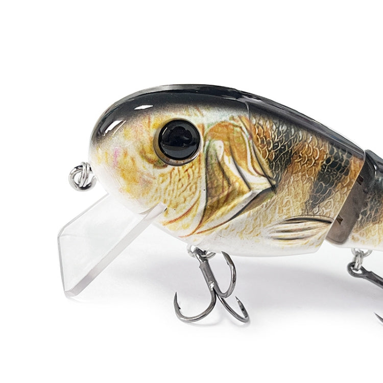 With Tongue Plate 3 Section Bionic Fish Lua Sea Fishing Freshwater Universal Floating Fake Bait(LK088-04) - Fishing Lures by PMC TechLife | Online Shopping South Africa | PMC TechLife | Buy Now Pay Later Mobicred