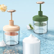 Facial Cleanser And Shower Gel Foamer Fast Foaming Cleansing Bottle(Green)
