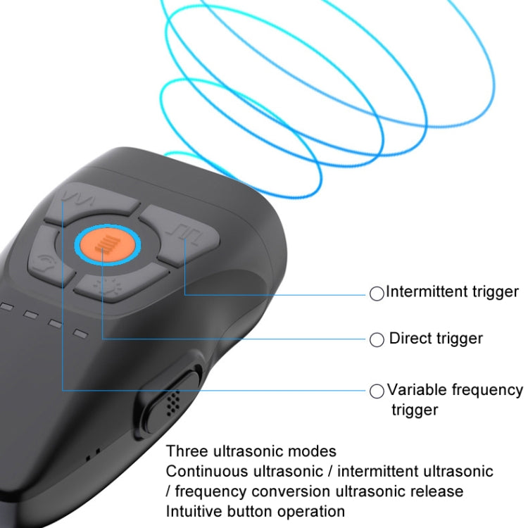 Dual Ultrasonic Repeller Pet Stop Barker With Mobile Power Supply Flashing Lighting Horn Function(Black) - Training Aids by PMC TechLife | Online Shopping South Africa | PMC TechLife | Buy Now Pay Later Mobicred
