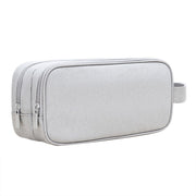 SM09 Double-layer Large Capacity Digital Accessories Storage Bag, Color: Gray