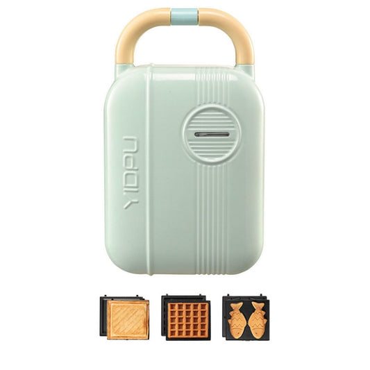 4 In 1 YIDPU Multifunctional Family Breakfast Maker Light Diet Sandwich Waffle Baker, CN Plug(Green) - free shipping - PMC Jewellery - Order now!