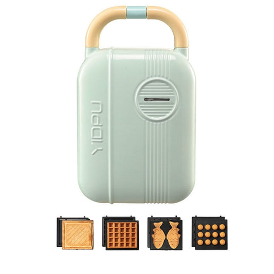 5 In 1 YIDPU Multifunctional Family Breakfast Maker Light Diet Sandwich Waffle Baker, CN Plug(Green) - free shipping - PMC Jewellery - Order now!