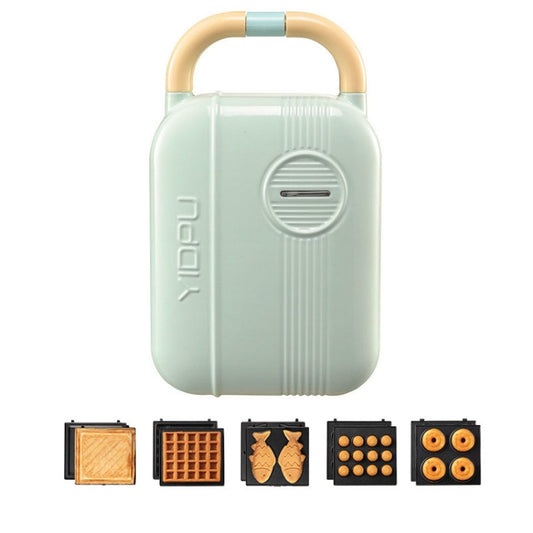 6 In 1 YIDPU Multifunctional Family Breakfast Maker Light Diet Sandwich Waffle Baker, CN Plug(Green) - free shipping - PMC Jewellery - Order now!