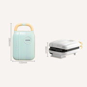 5 In 1 YIDPU Multifunctional Family Breakfast Maker Light Diet Sandwich Waffle Baker, CN Plug(Pink)