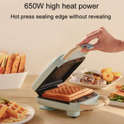 6 In 1 YIDPU Multifunctional Family Breakfast Maker Light Diet Sandwich Waffle Baker, CN Plug(Green)