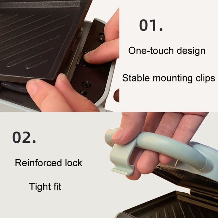 7 In 1 YIDPU Multifunctional Family Breakfast Maker Light Diet Sandwich Waffle Baker, CN Plug(Pink) - free shipping - PMC TechLife - Order now!