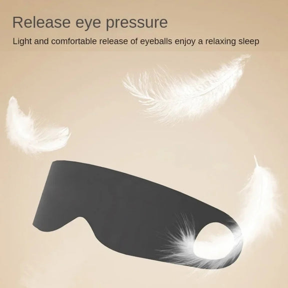 Strong Blackout Soft Relieve Fatigue Eye Protection Skin-Friendly Breathable Elasticity Washable Eye Mask, Size: L(Skin Color)