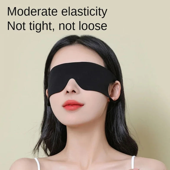 Strong Blackout Soft Relieve Fatigue Eye Protection Skin-Friendly Breathable Elasticity Washable Eye Mask, Size: L(Skin Color)