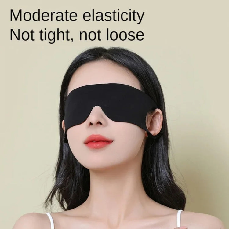 Strong Blackout Soft Relieve Fatigue Eye Protection Skin-Friendly Breathable Elasticity Washable Eye Mask, Size: M(Black)