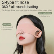 Strong Blackout Soft Relieve Fatigue Eye Protection Skin-Friendly Breathable Elasticity Washable Eye Mask, Size: M(Skin Color)
